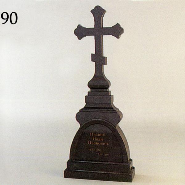 Памятник одиночный с крестом П-90